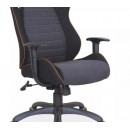 Кресло компьютерное SIGNAL Q-229 черный/серый с регул. подлокотниками